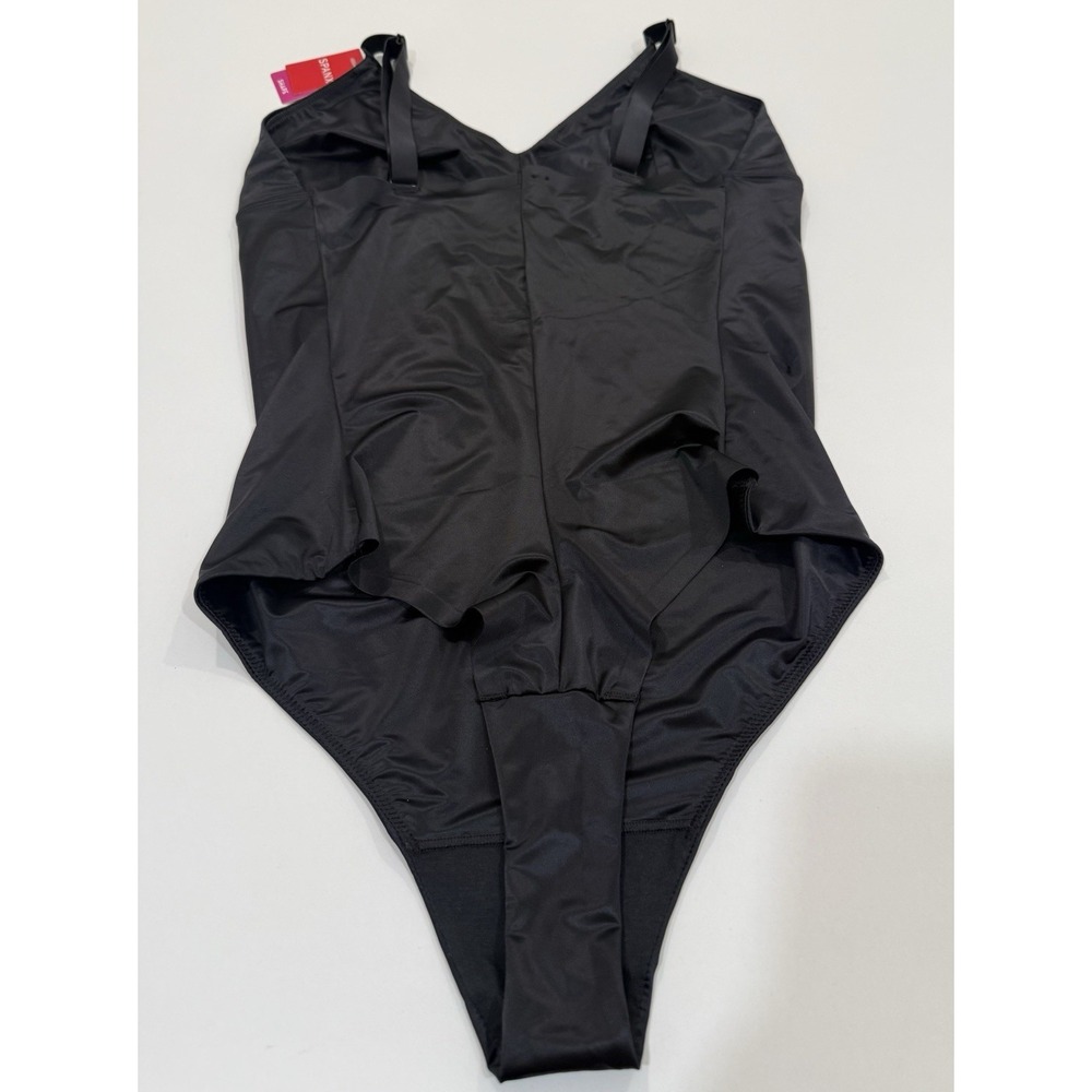 NWT Spanx Seamless‎ Shaping Thong Bodysuit Very Black Sz XL - Picture 3 of 7